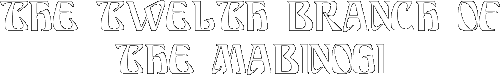 THE TWELTH BRANCH OF THE MABINOGI