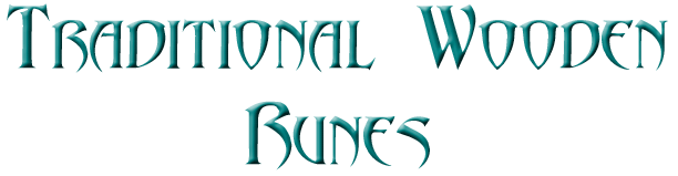 Traditional Wooden Runes
