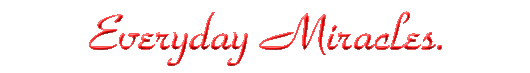 Everyday Miracles.