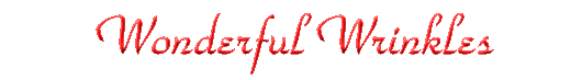 Wonderful Wrinkles