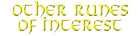 Other Runes of Interest