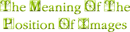 The Meaning Of The Position Of Images