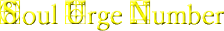 Soul Urge Number