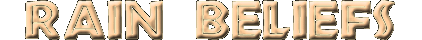 Rain Beliefs